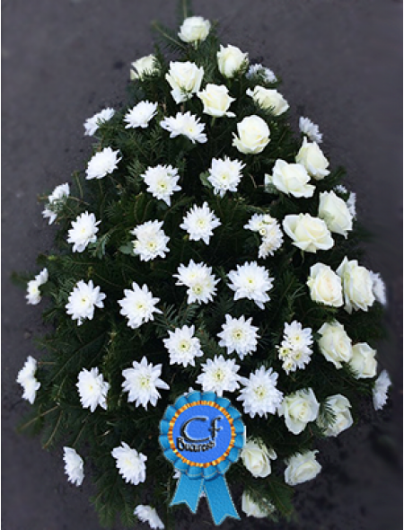 Coroana funerara din Crizantema